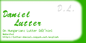 daniel lutter business card